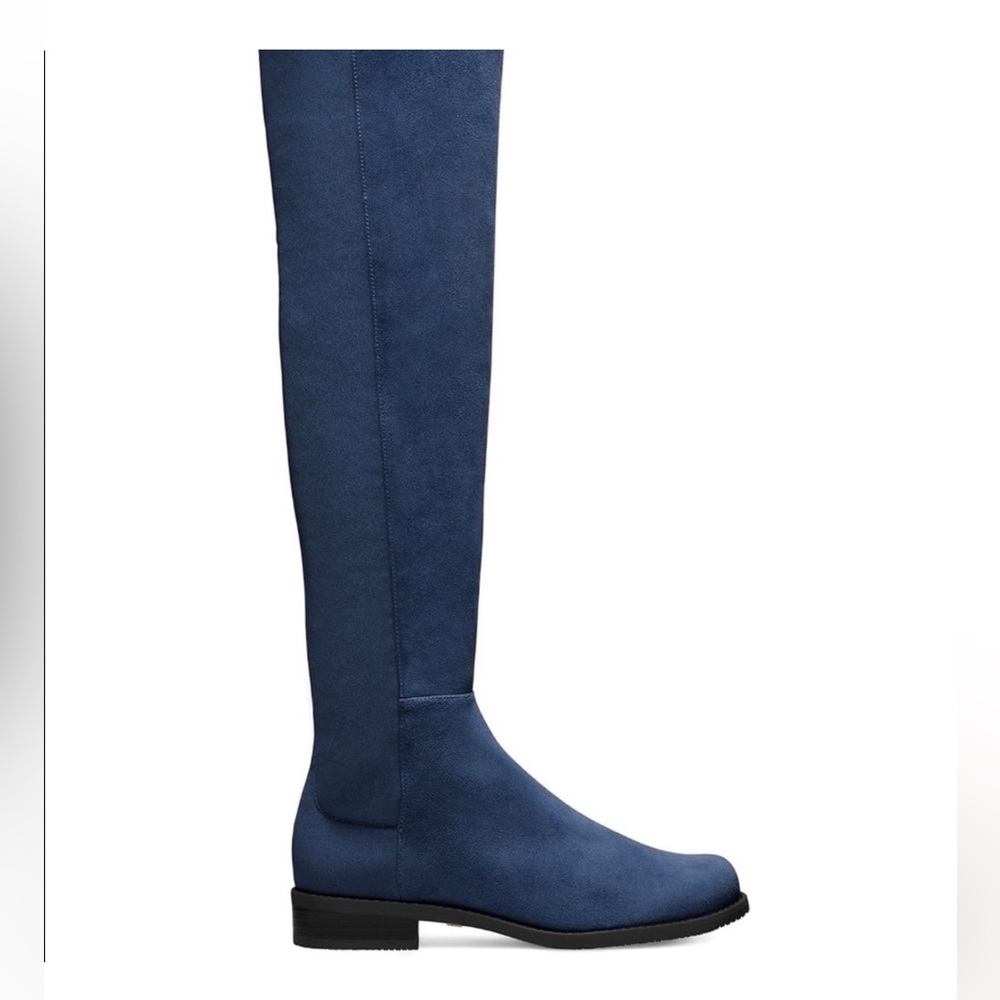 Stuart Weitzman Blue 50/50 - Iconic Over the Knee Boots